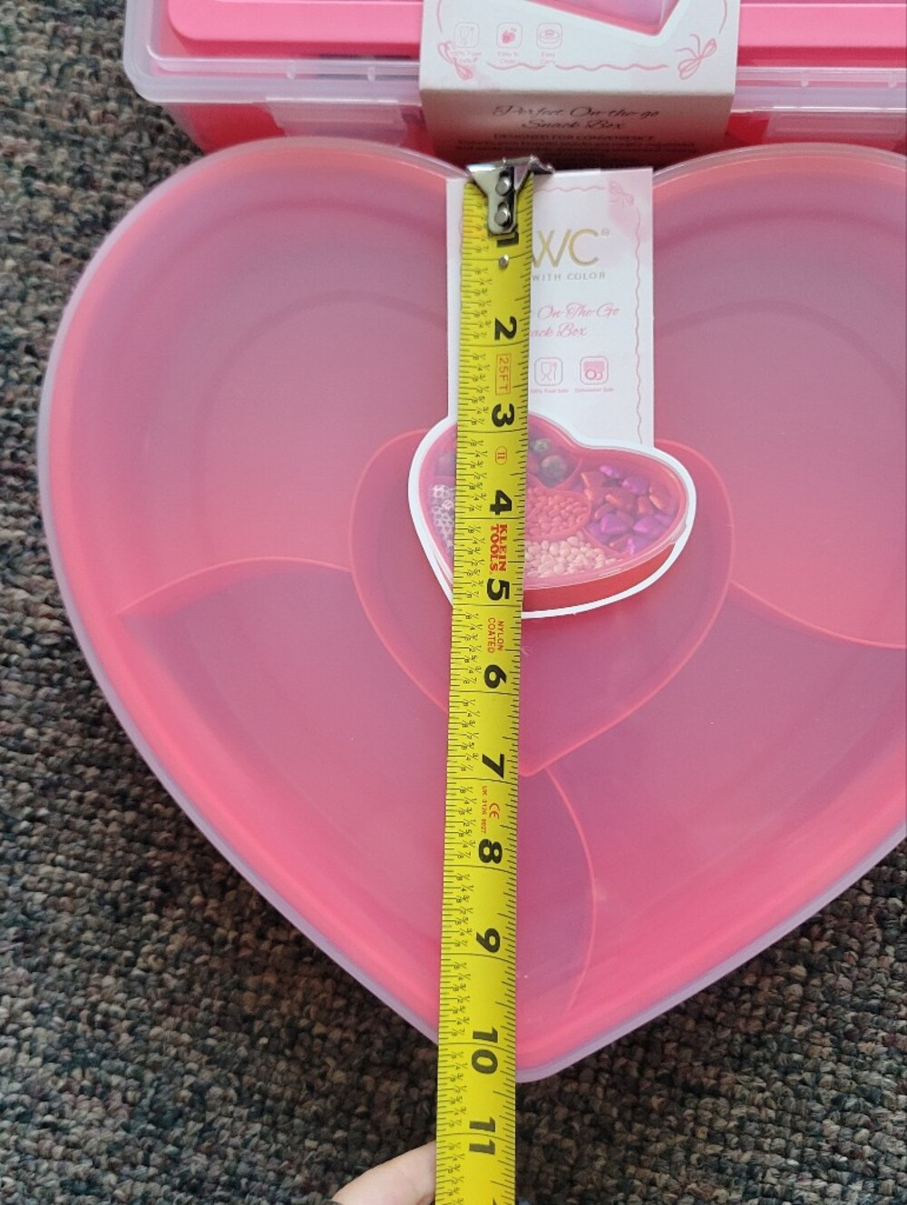 CWC Pink Heart-Shaped and Rectangular Food Storage Set - Picture 7 of 12